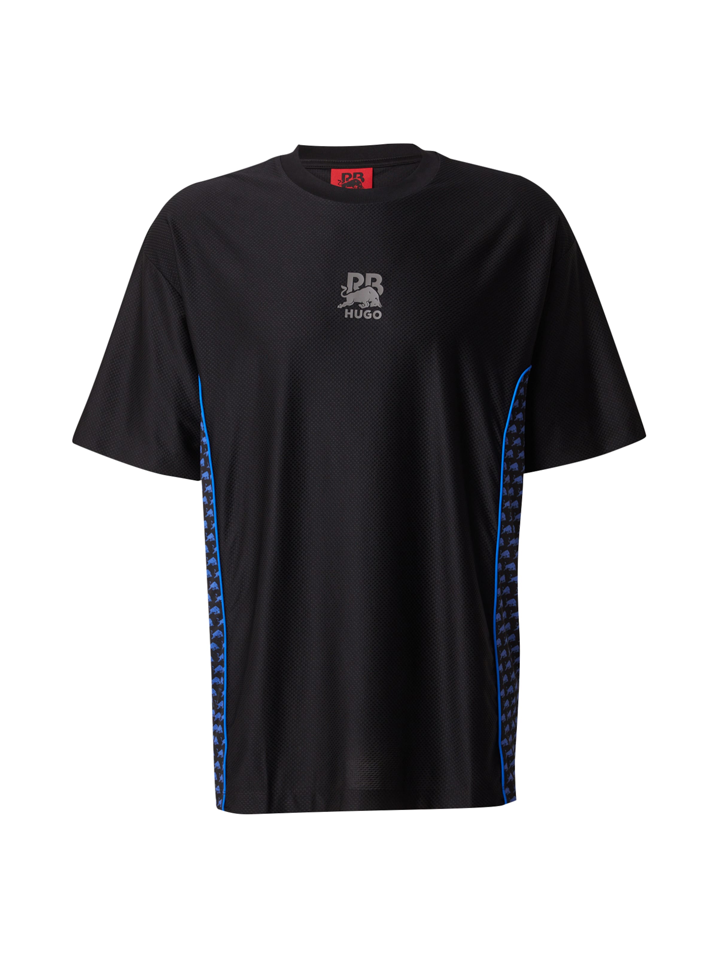HUGO Футболка 'Dinokey_RB' в Черный: спереди