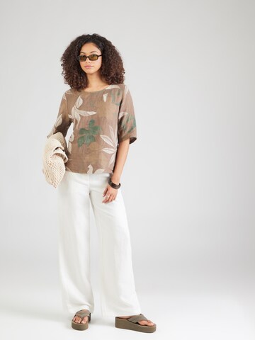 ZABAIONE - Blusa 'Pi44naa' en marrón