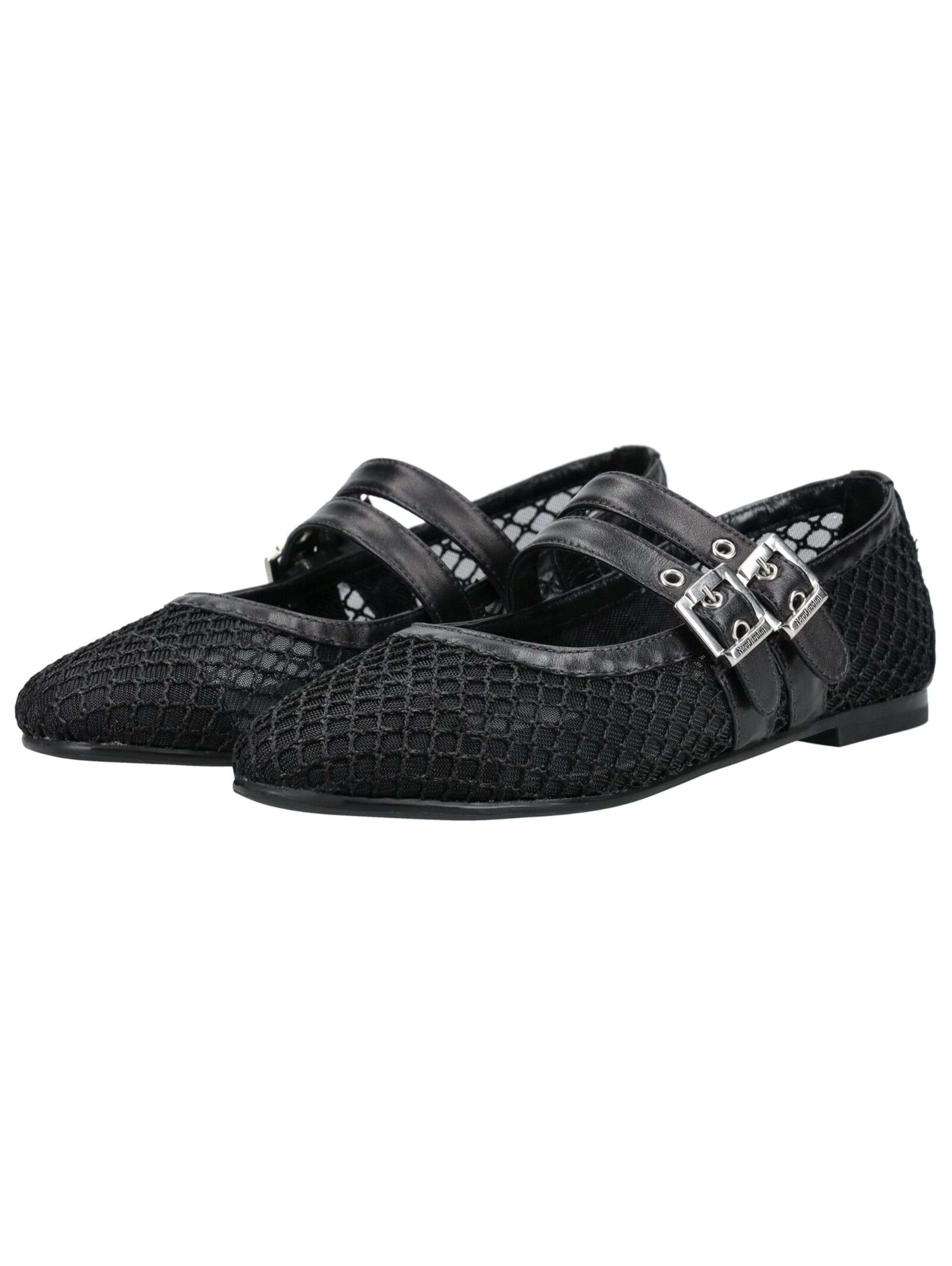 Ballerines à lanières Nero Giardini en noir