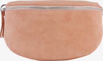 lePelou Fanny Pack 'VALENTINA small' in Orange: front