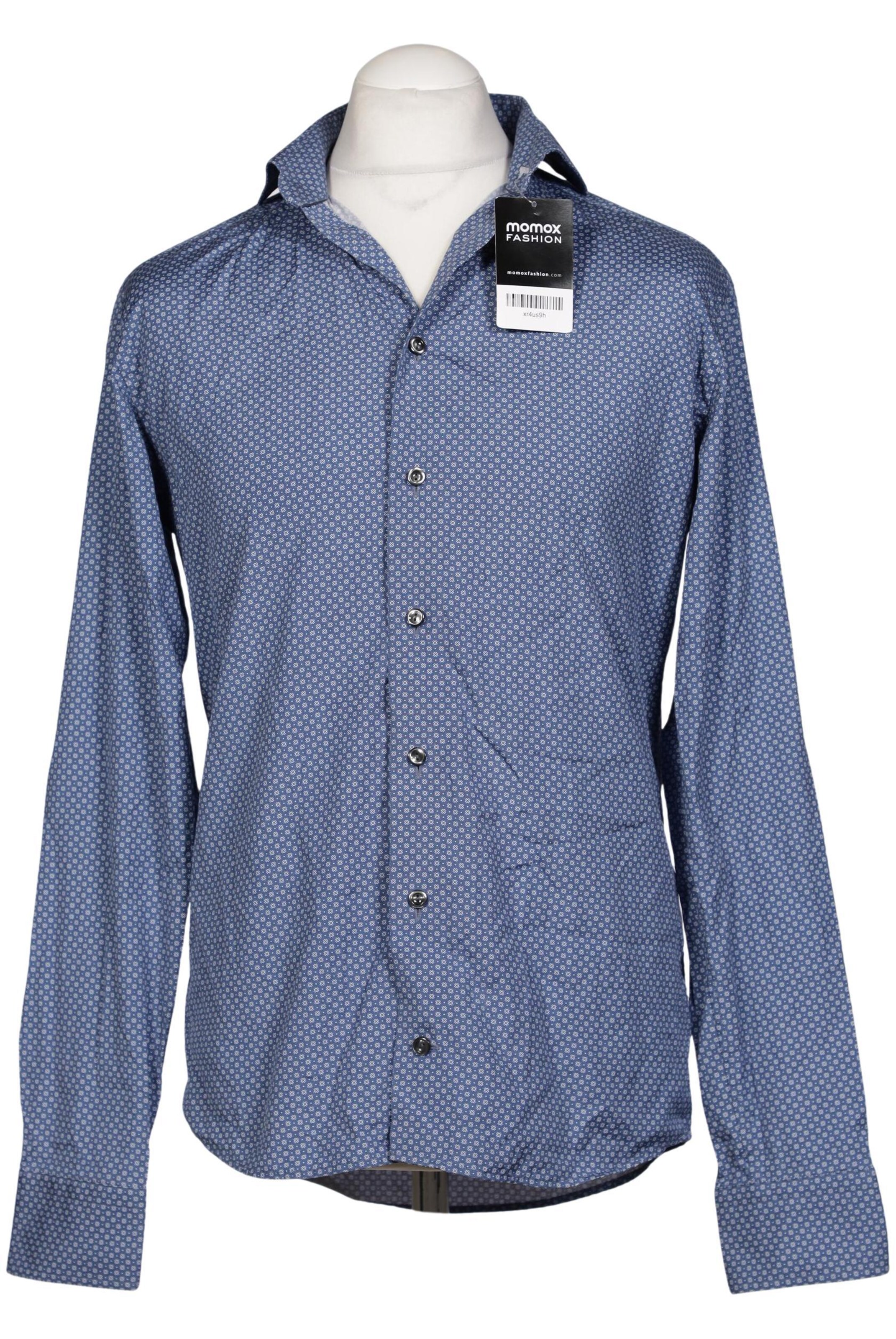 ETON Button Up Shirt in M in Blue: front
