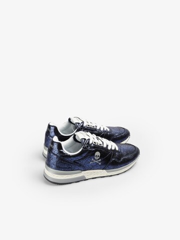 Scalpers Nízke tenisky 'Harry Metallic' - Modrá