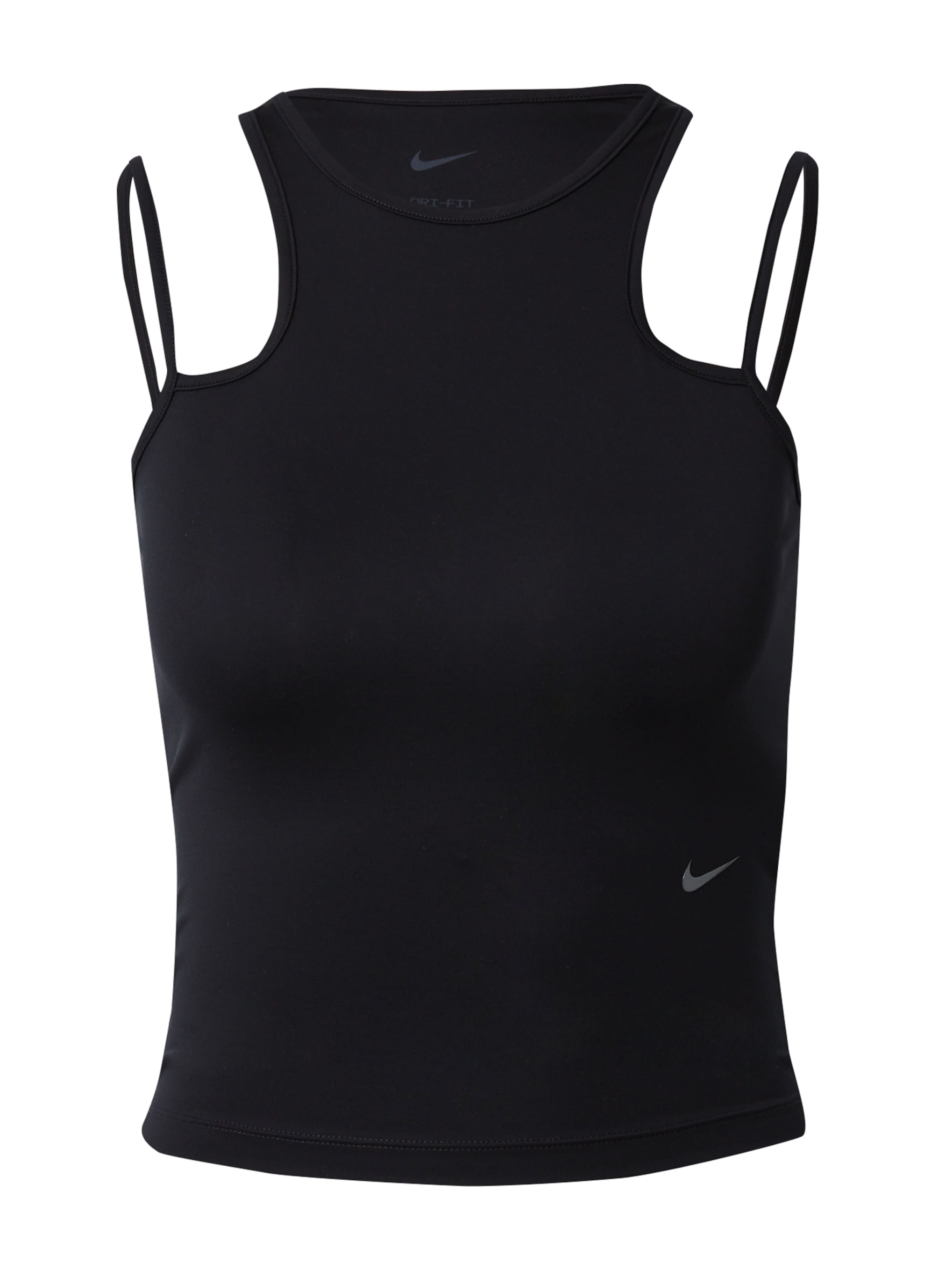 NIKE Sport top - fekete: elől