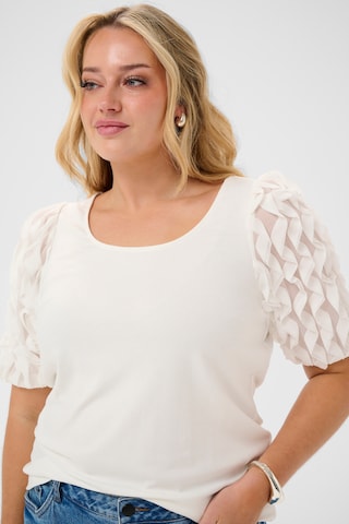 KAFFE CURVE Blouse 'KCLinda' in White