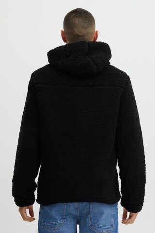 !Solid Fleece Jacket in Black