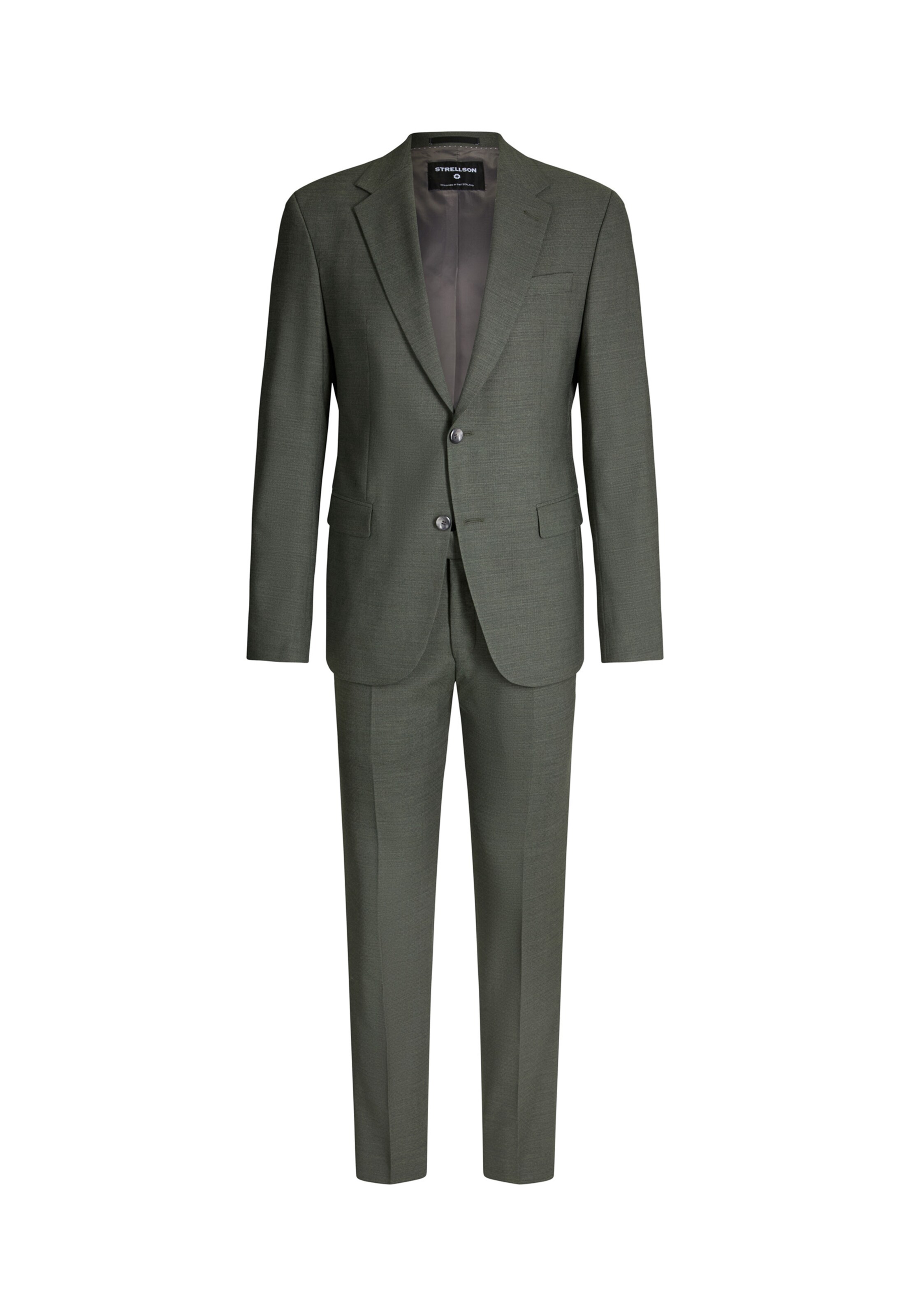 STRELLSON Costume ' Aidan-Melwin ' en vert foncé, Vue avec produit