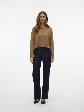 VERO MODA Knit cardigan 'BLAIR' in Brown