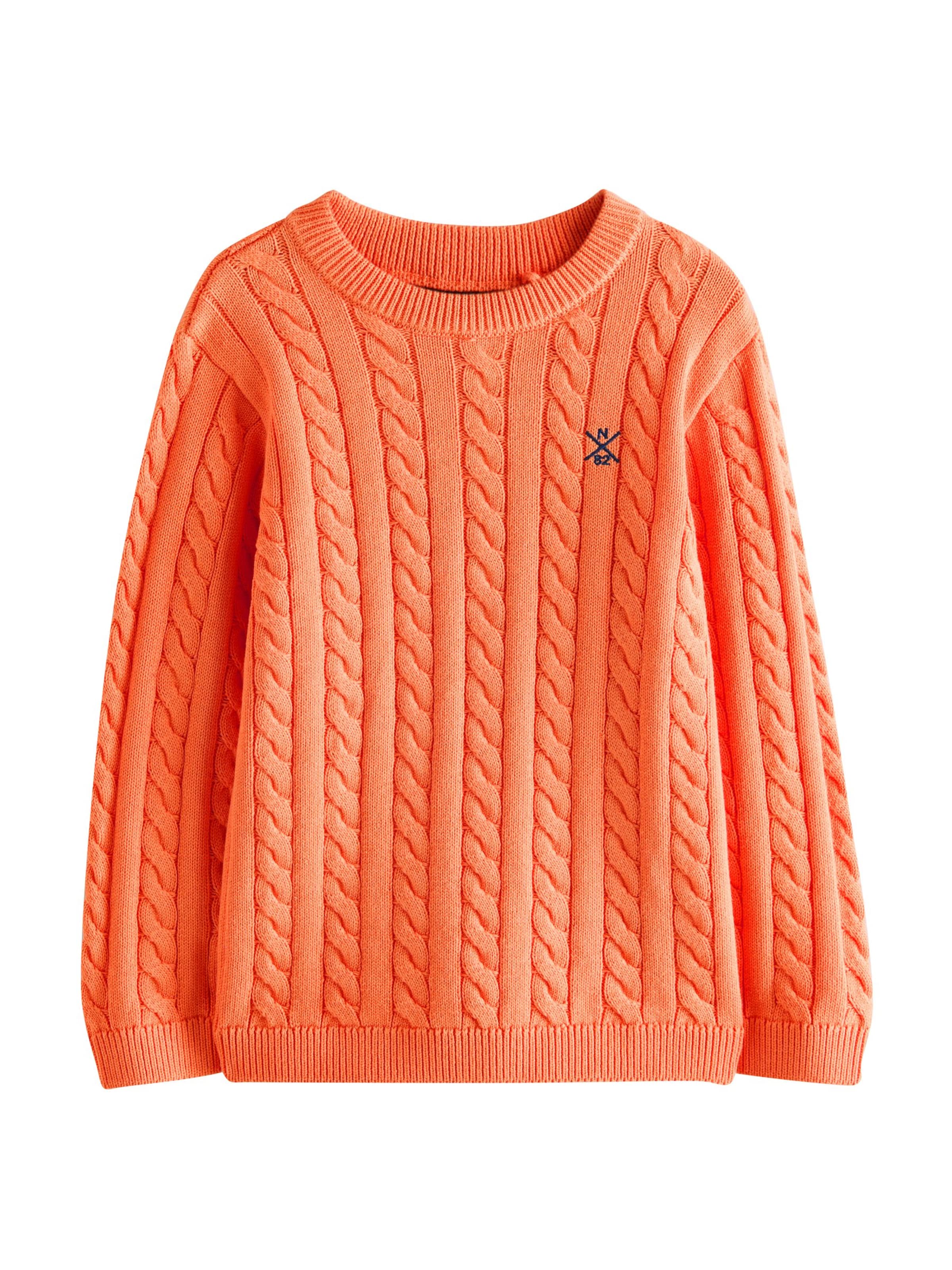Next Пуловер в оранжево: отпред