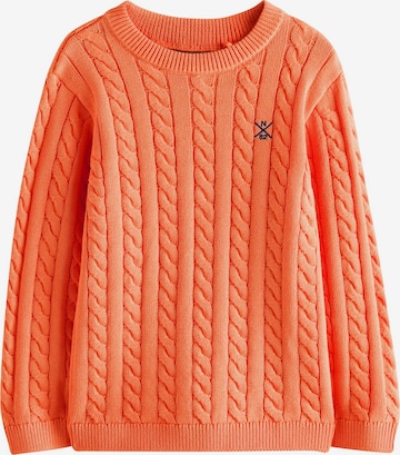 Pull-over Next en orange : devant