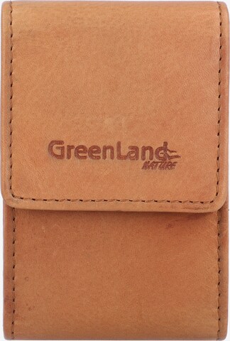 Greenland Nature Wallet in Brown: front