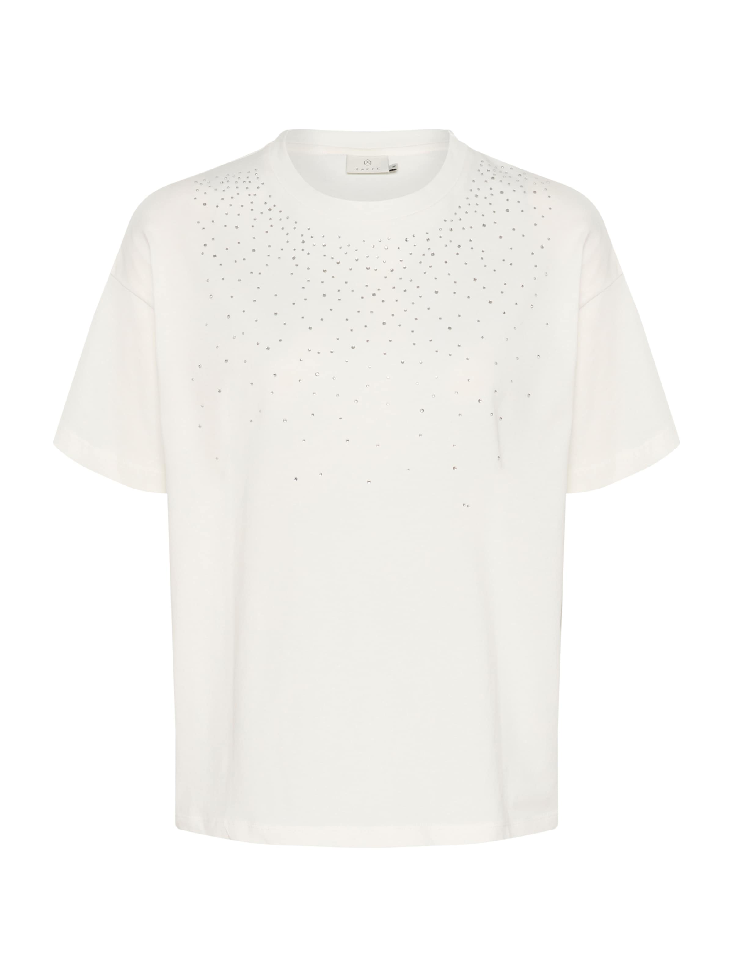 Tricou 'KABerisa' de la Kaffe pe alb: față