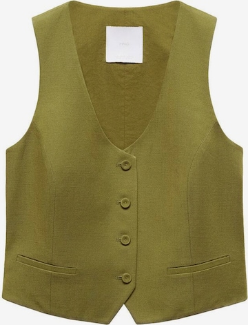 MANGO Suit Vest 'max' in Green: front