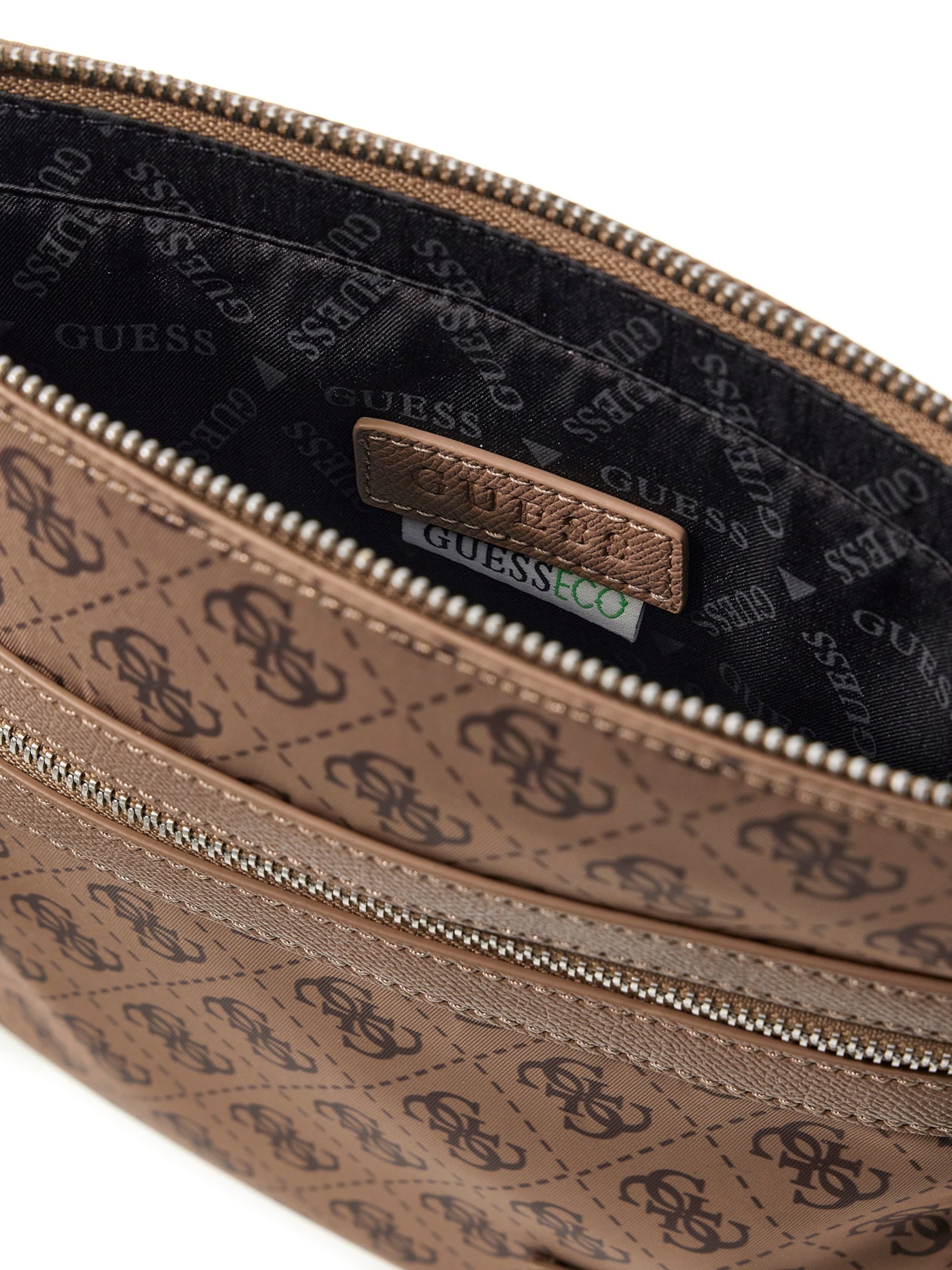 GUESS Axelremsväska 'BERLIN' i beige