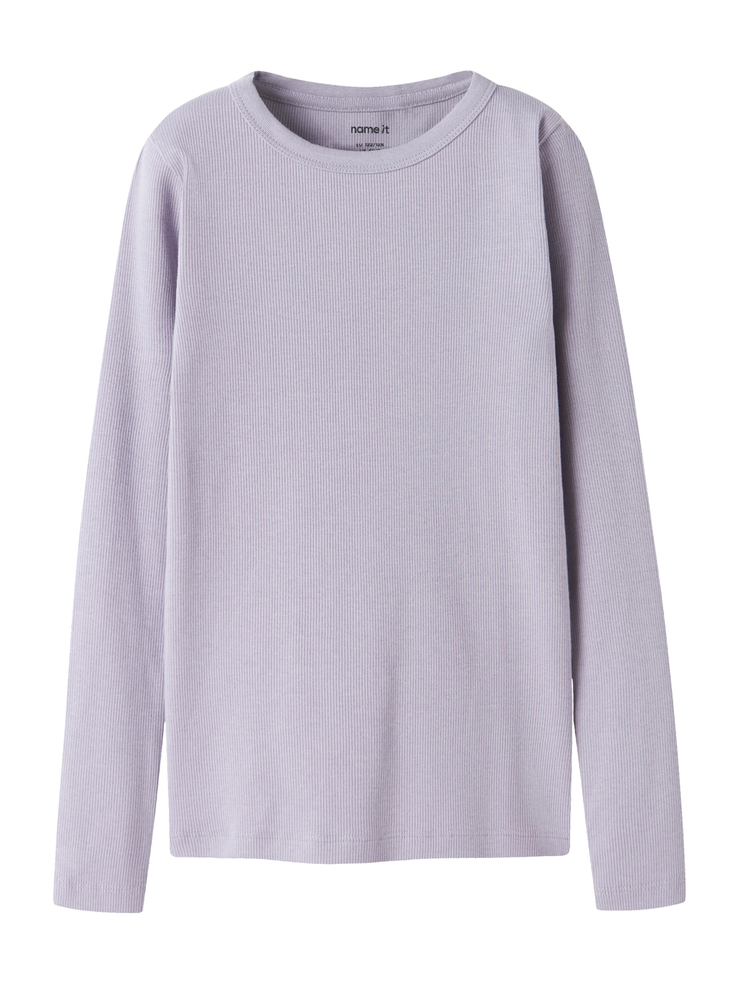NAME IT Тениска 'NKFNakal' в лилав: отпред