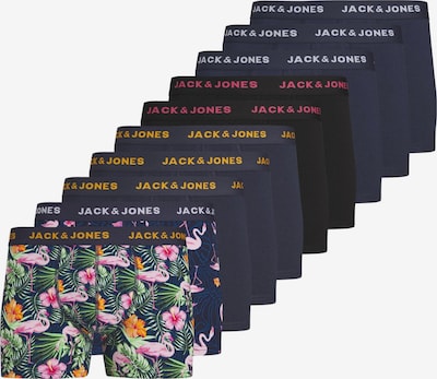JACK & JONES Boxers 'FLAMINGO' en marine / bleu marine / rose / noir, Vue avec produit