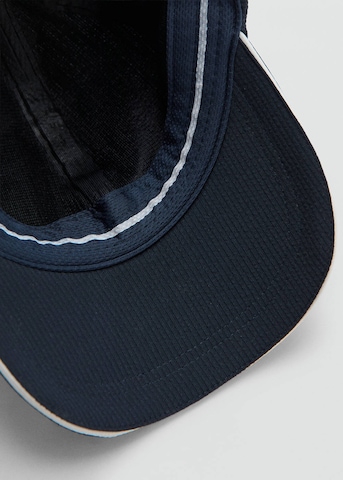 MANGO MAN Cap 'Perform' in Blau
