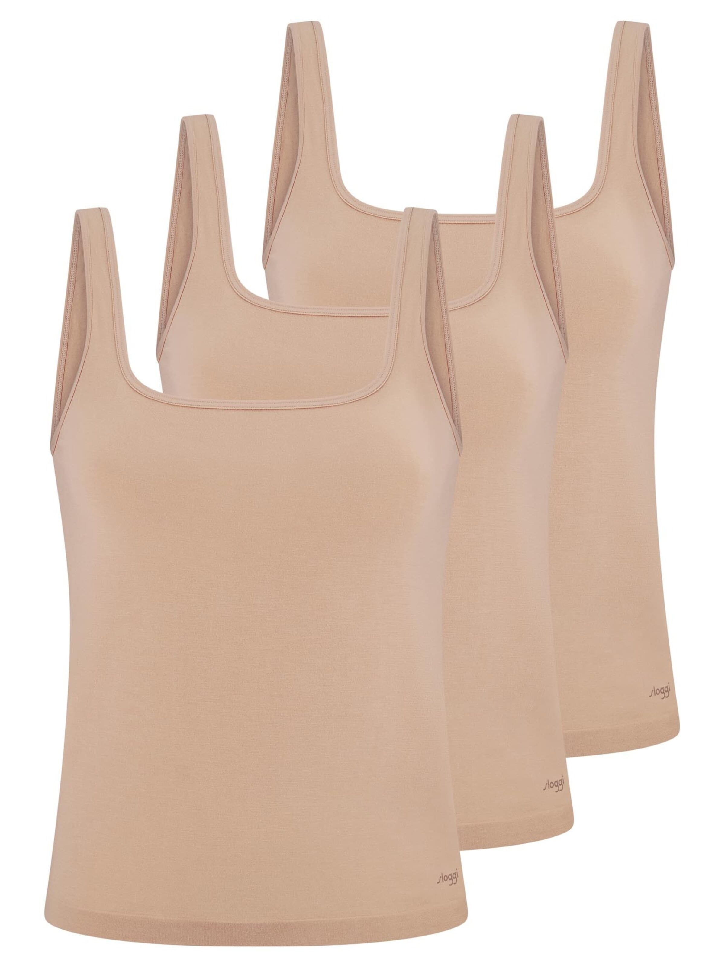 SLOGGI Onderhemd 'GO Sense' in Beige: voorkant