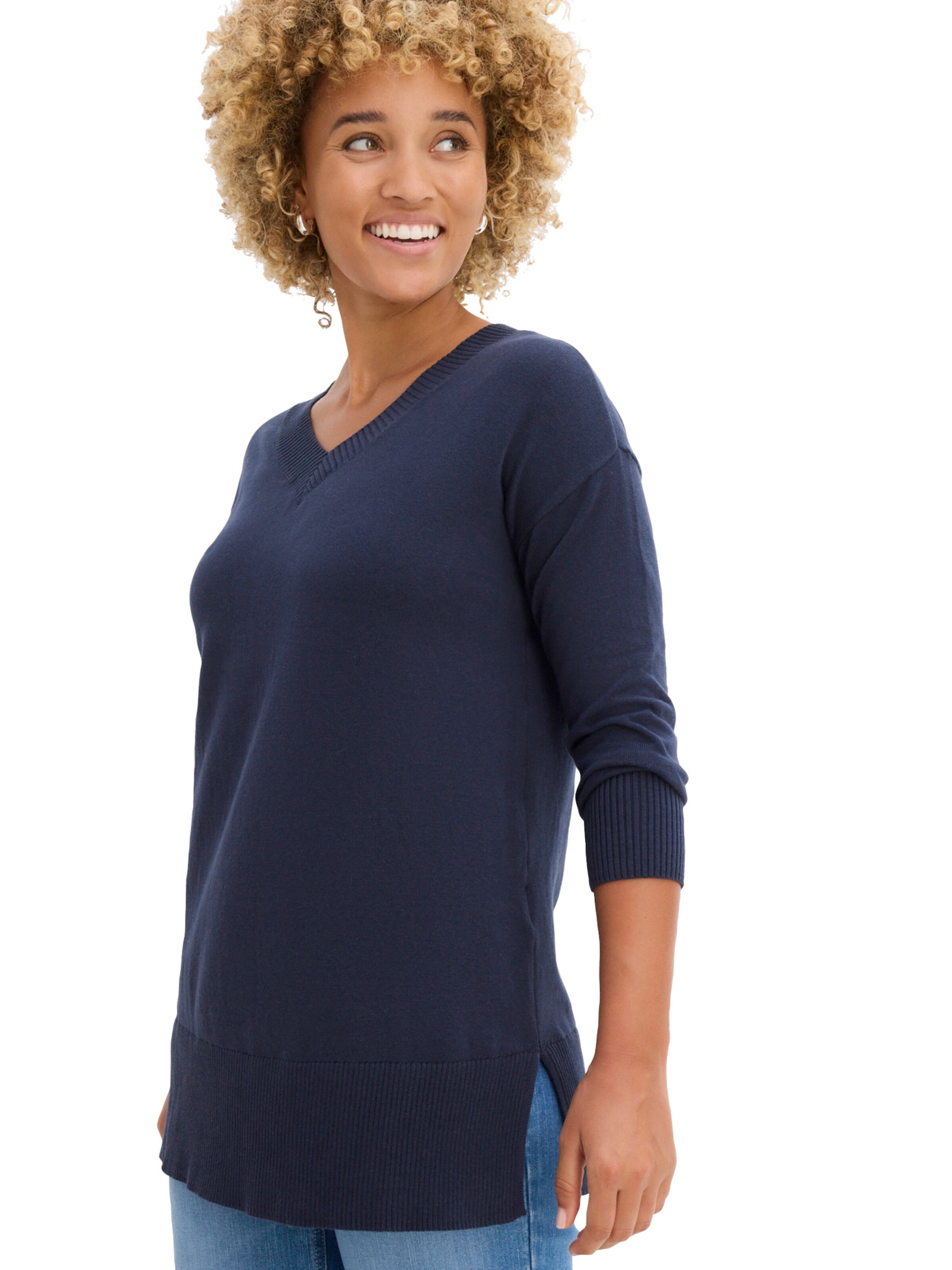 bonprix Pullover in Blau: Vorderseite