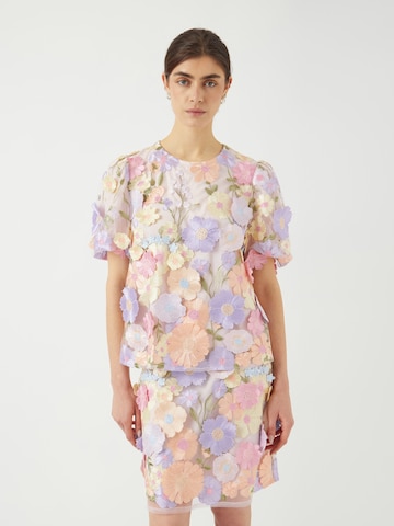 YAS Блуза 'YASFLOWERING' в лилав: отпред