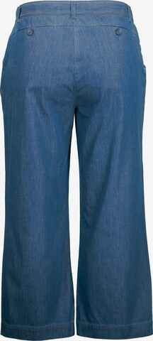 Ulla Popken Wide leg Pants 'Culotte' in Blue