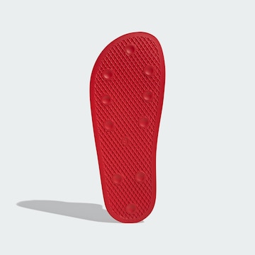 Claquettes / Tongs 'Adilette' ADIDAS ORIGINALS en rouge