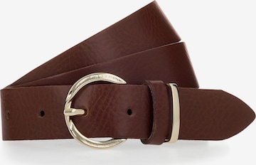 Ceinture 'Old Money' VANZETTI en marron : devant