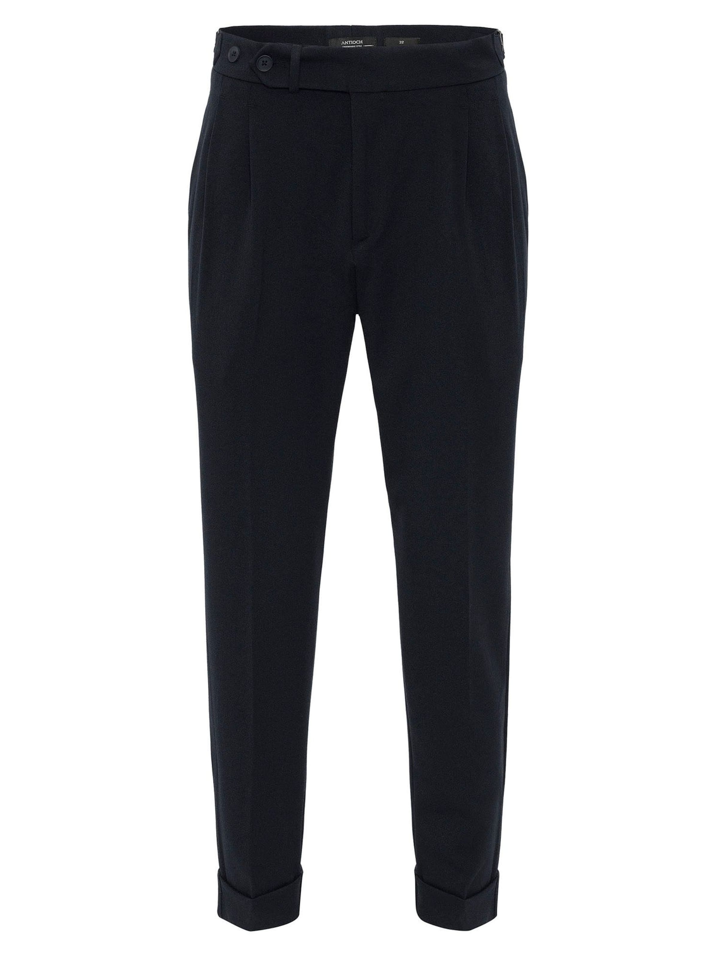 Effilé Pantalon à pince Antioch en bleu : devant