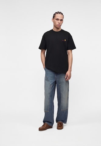 Carhartt WIP T-shirt 'American Script' i svart