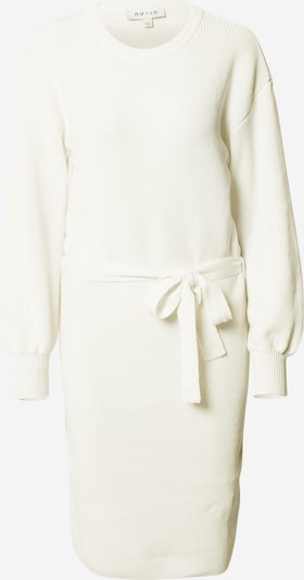 NU-IN Pletena obleka | bela barva, Prikaz izdelka