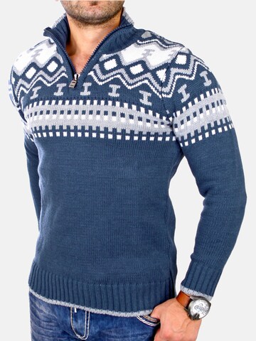 Reslad Sweater 'RS3110' in Blue: front