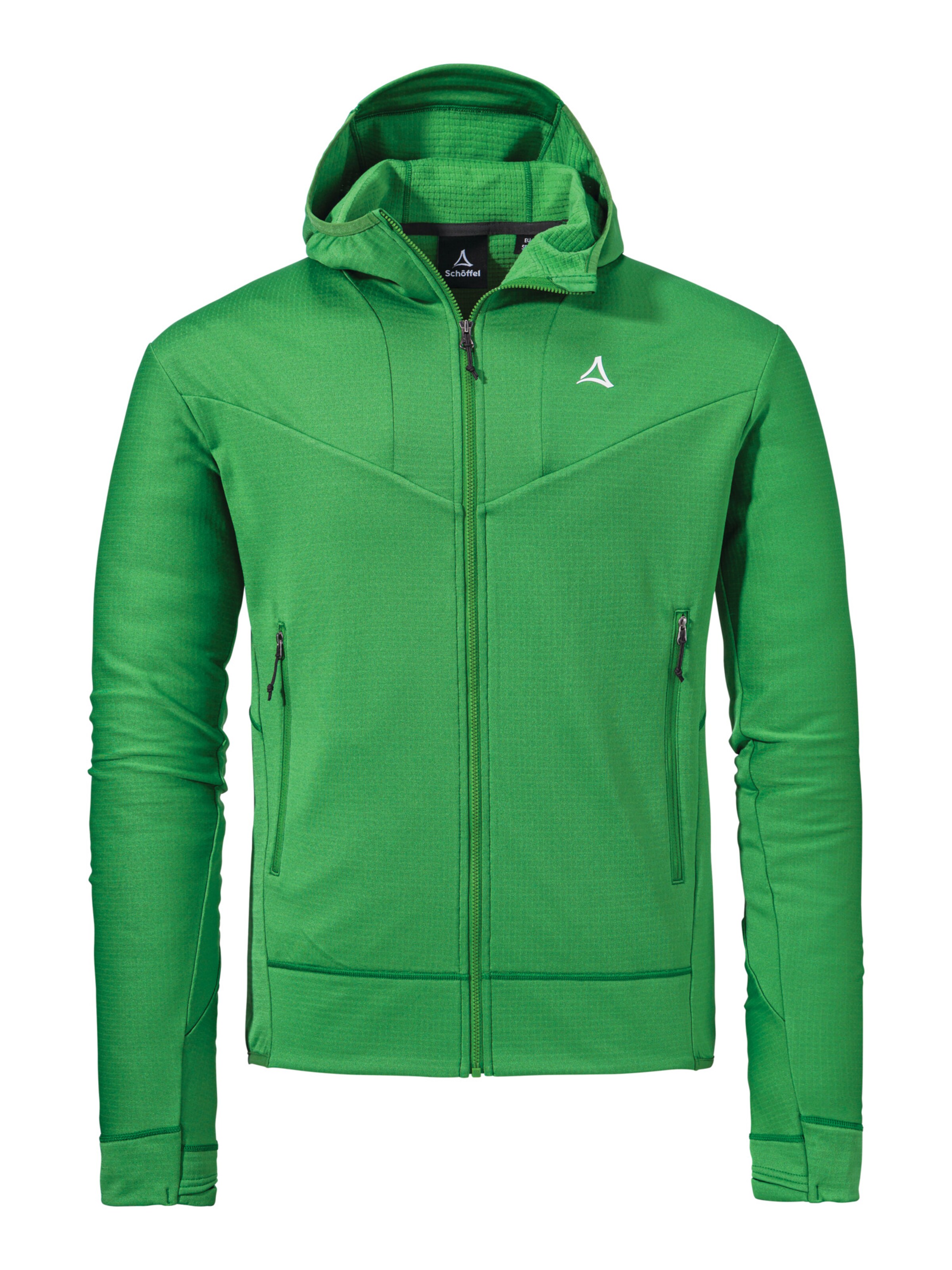 Veste en polaire fonctionnelle 'Blaueis' Schöffel en vert : devant