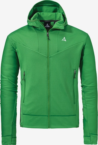 Veste en polaire fonctionnelle 'Blaueis' Schöffel en vert : devant