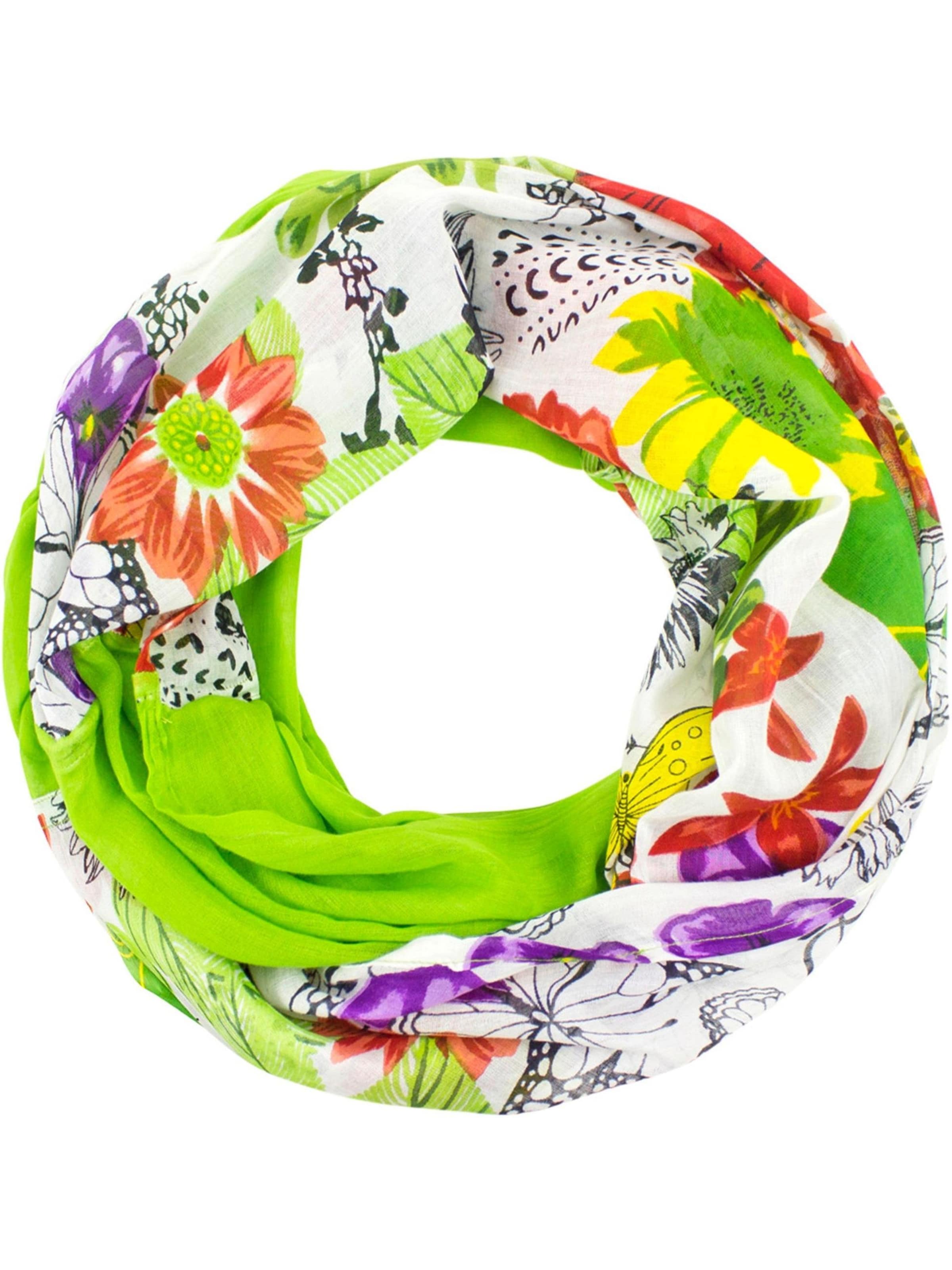 Sunsa Tube Scarf 'Sunsa' in Green: front