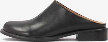 Kazar Studio Mules in Black: front