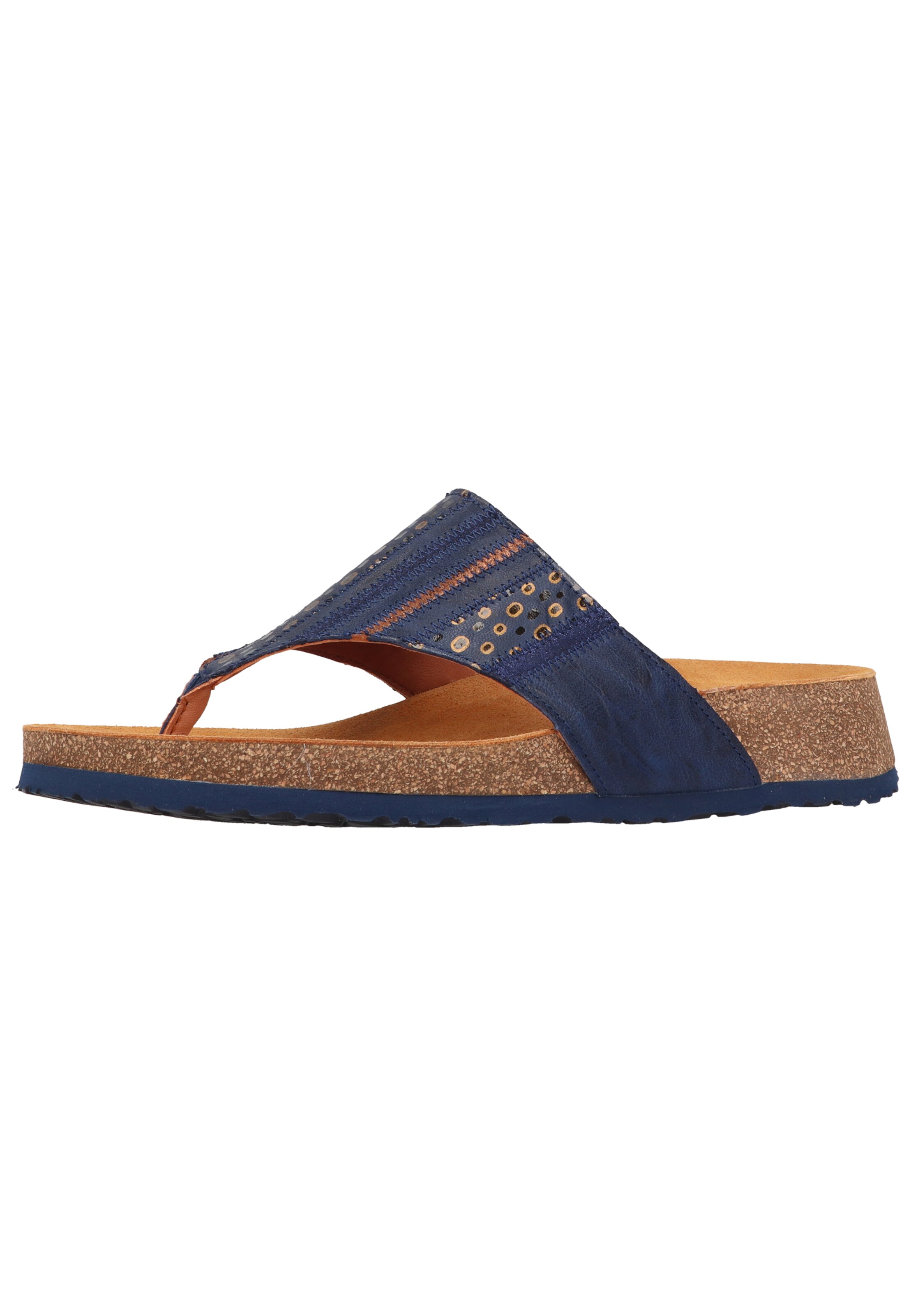 Frauen Sandalen THINK Zehentrenner in Blau - SG89059 Frauen Sandalen THINK Zehentrenner in Blau - SG89059