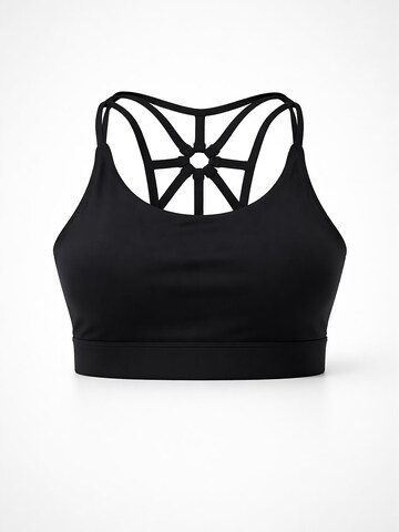 Empire Embodied Medium Support Sports Bra 'Sport-BH Black Hera' in Black: front