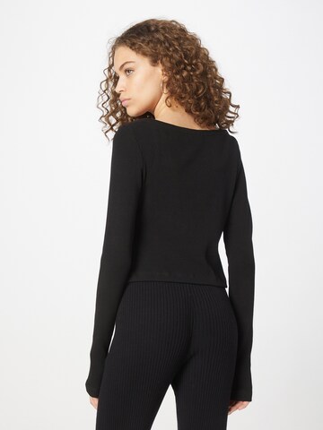 WEEKDAY Knit cardigan 'Coralie' in Black