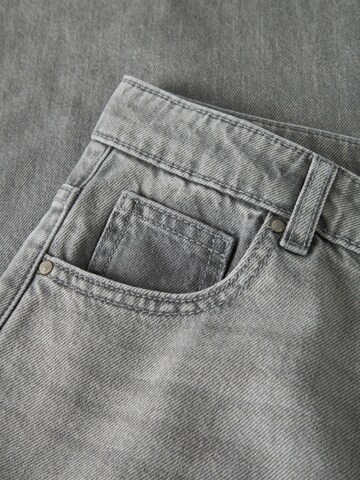 LMTD Wide Leg Jeans 'NLFBett' in Grau