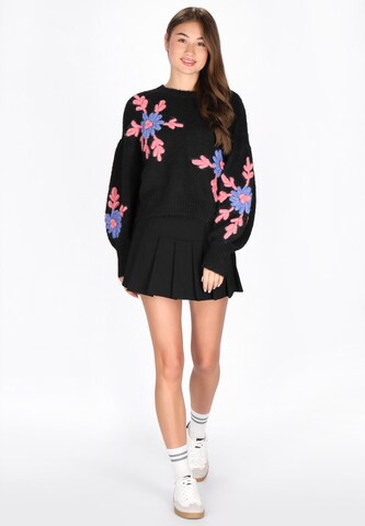 MYMO Υπερμέγεθες πουλόβερ σε μαύρο