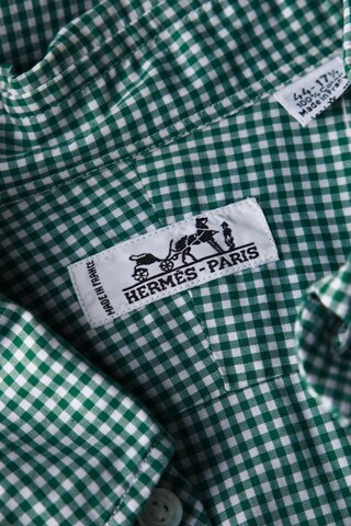 HERMÈS Button Up Shirt in XS in Green
