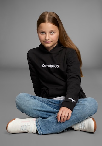 KangaROOS Sweatshirt in Black