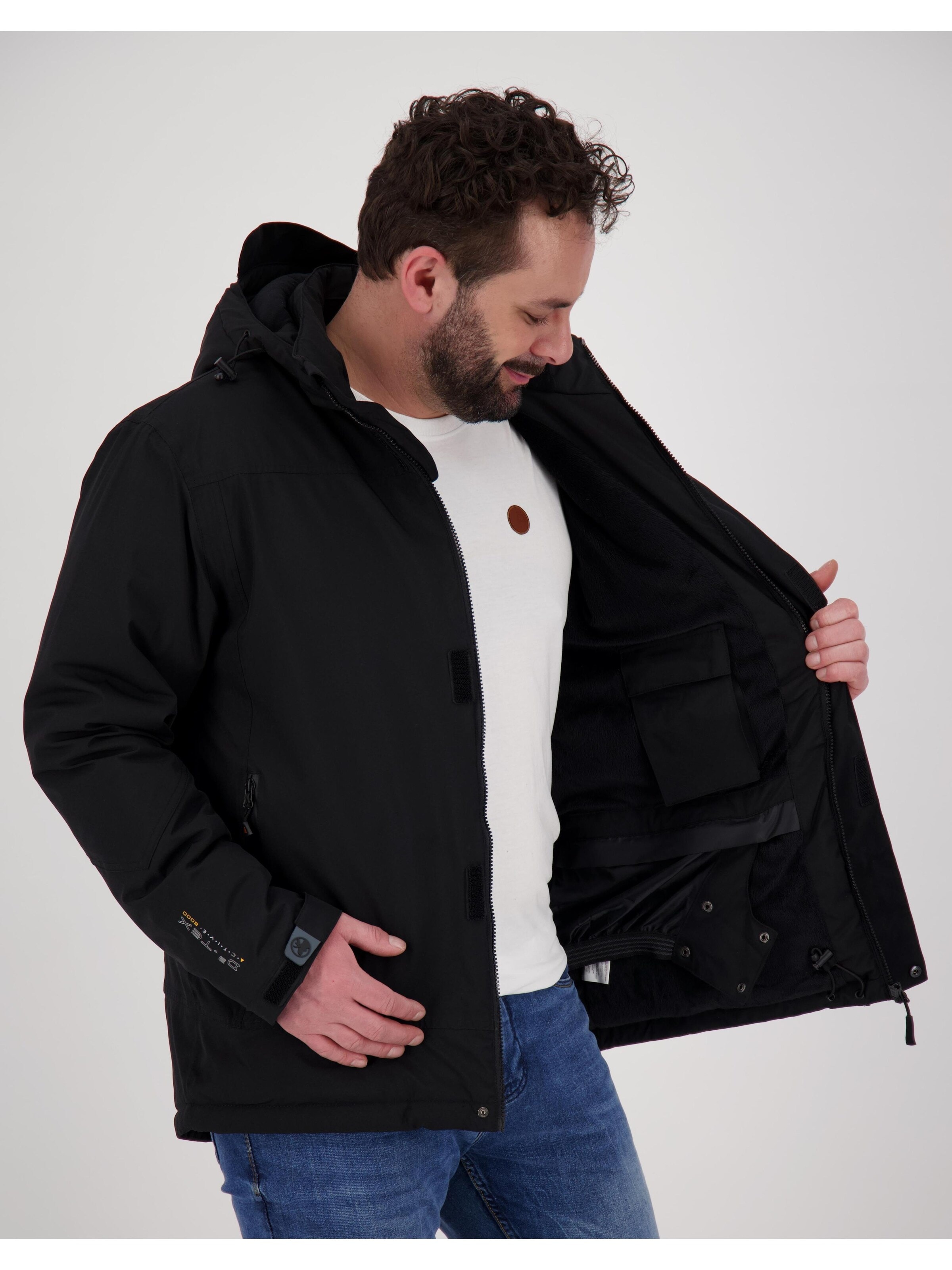deproc Winterjacke 'MNTRL MEN'‌‌‌‌‌‌‌‌‌ in Schwarz