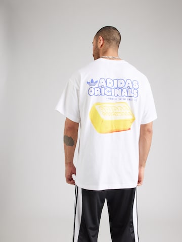 ADIDAS ORIGINALS - Camiseta 'BUTTER' en blanco: frente