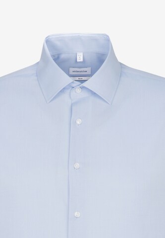 Coupe regular Chemise business SEIDENSTICKER en bleu