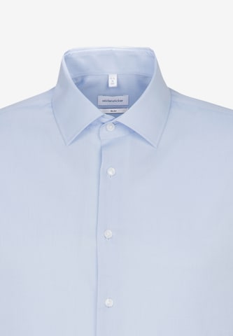 SEIDENSTICKER - Ajuste regular Camisa de negocios en azul