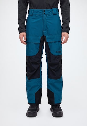 COLUMBIA Normální Sportovní kalhoty 'Winter District™ Pant' – modrá: přední strana