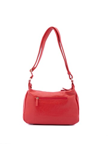 Borsa a spalla 'Borsa a Tracolla Donna Ecopelle con Zip e Tasche Multiple - B Cavalli' di B. Cavalli in rosso