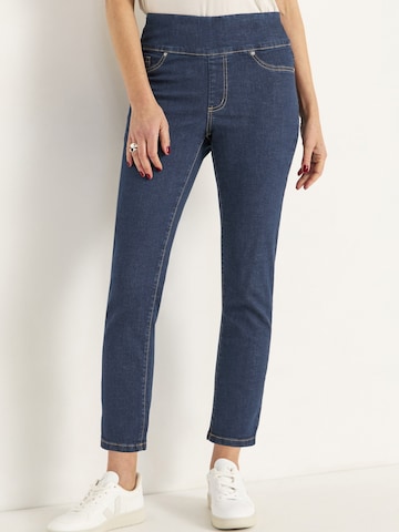 Skinny Jeggings Cellbes of Sweden en bleu : devant