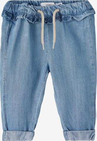 NAME IT Tapered Jeans 'Bella' in Blauw: voorkant