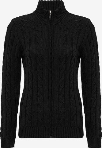 Cardigan Felix Hardy en noir : devant